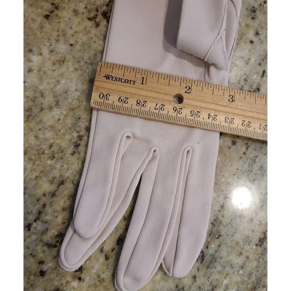New! Vintage One Size Fits All Stretch Formal Nylon Gloves 15.5